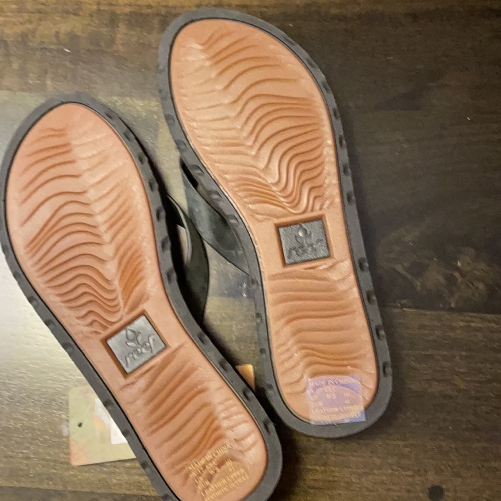 Reef Voyage LE leather flip flops - Picture 4 of 7